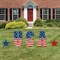 Big Dot of Happiness Stars & Stripes - Yard Sign Outdoor Lawn Decorations - Memorial Day, 4th of July & Labor Day USA Patriotic Party Yard Signs - USA